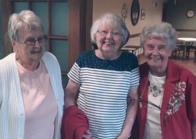Shirley & Marge visiting with Nancy