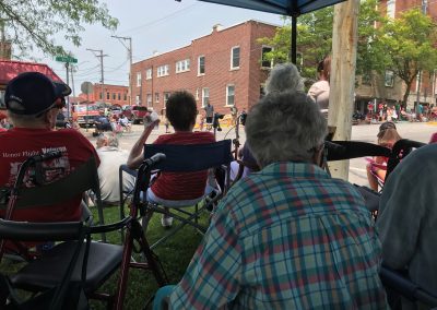 Our residents welcomed the parade!