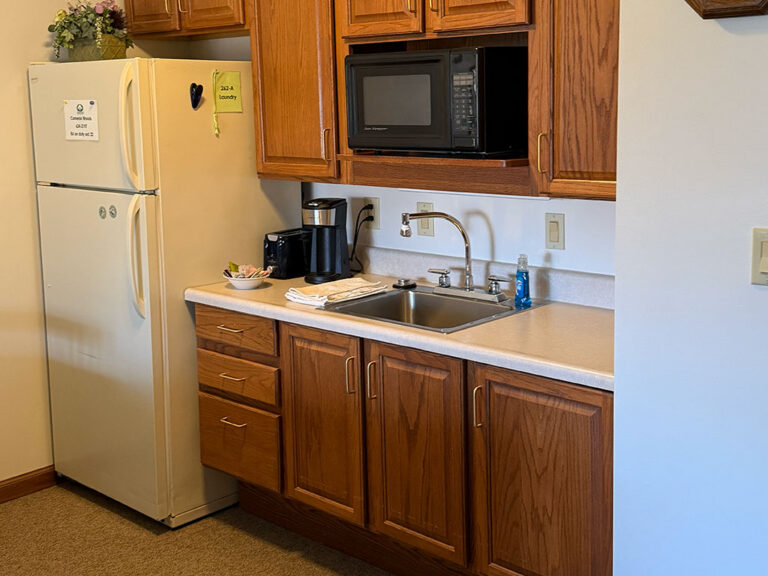Sink area within Cameron Woods kitchen.