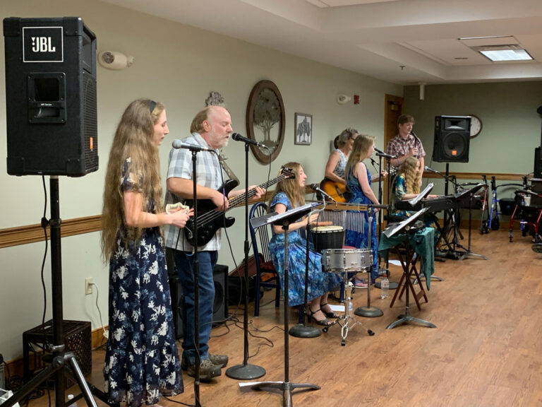 Live band performance at Cameron Woods.