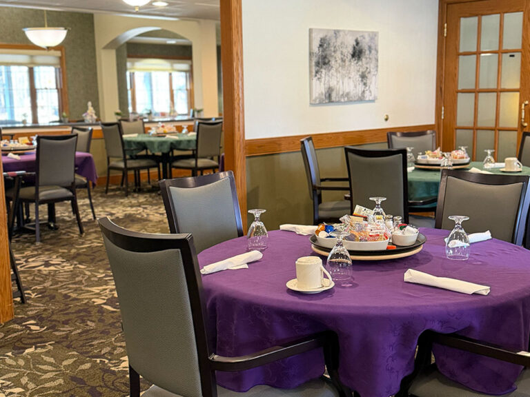 Cameron Woods Dining Hall.